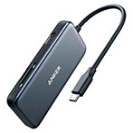 Anker Premium 5-i-1 USB-C Hub m/kortlser (2xUSB-A/1xHDMI)