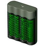 Batterilader til 4xAA/AAA (+4x AA) GP ReCyko
