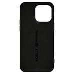 Celly Cromomag Soft Rubber MagSafe Cover t/iPhone 15 Pro Max (Silikone) Sort