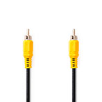 Composite kabel 5m (RCA Han/Han) Sort - Nedis