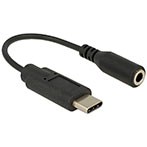 DeLock USB-C til minijack adapter - 0,14m (USB-C/3,5mm)