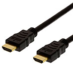 Deltaco High-Speed Flex HDMI Kabel - 1m (4K UHD) Sort