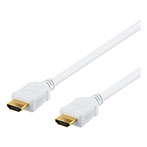 Deltaco High-Speed HDMI Kabel m/Ethernet - 10m (4K UHD) Hvid