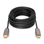 Digitus AOC Hybrid HDMI Kabel m/Ethernet - 15m (HDMI Han/HDMI Han)