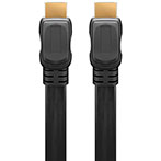 Goobay High Speed HDMI Kabel m/Ethernet - Fladt (5m)