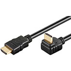Goobay High Speed Vinklet HDMI Kabel m/Ethernet (3m)