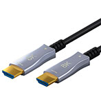 Goobay Optisk Hybrid Ultra High Speed HDMI Ethernet Kabel 8K - 80m (Han/Han)