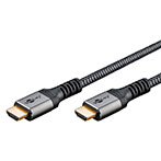 Goobay Ultra High Speed HDMI 2.1 Kabel - 5m (Han/Han) Sharkskin Gr