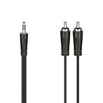 Hama Minijack-Phono Audio kabel - 1,5m (3,5mm/2x RCA)