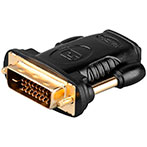 HDMI til DVI Adapter - Guldbelagt