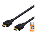 HDMI 2.0 kabel - 0,5m (HDMI certificeret - 4K) Deltaco
