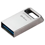 Kingston USB 3.2 Ngle m/hank 64GB (USB-A) Slv