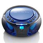 Lenco SCD-550 Boombox m/Bluetooth (CD/FM/USB/AUX) Bl