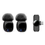Lippa Pro Trdls Mikrofon st m/stjreduktion (USB-C) 2-pak