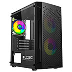 Logic Aramis PC Kabinet m/RGB (Micro-ATX/Mini-ITX)