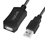 LogiLink USB Forlngerkabel 5m (USB-A Han/USB-A Hun)