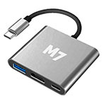 M7 USB-C Adapter (USB-A/USB-C/HDMI)