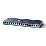 Netvrk Switch 16 port (Gigabit) Sort - TP-Link