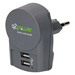 Q2 Power USB lader 24W (2x USB-A)