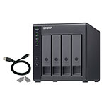 Qnap TR-004 Hardisk Kabinet 2.5/3.5tm (4x SATA/USB-A/USB-C)
