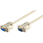 RS232 kabel (9-pol) Han/Hun - 15m