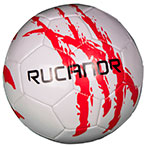 Rucanor Fodbold (Str. 5) Hvid/Rd