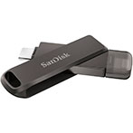 SanDisk iXpand Luxe Duo USB 3.1/Lightning Ngle (256GB) Black