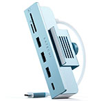 Satechi Clamp Hub t/iMac (USB-C/USB-A/Kortlser) Bl