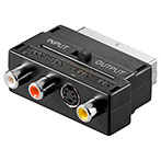 Scart adapter med switch