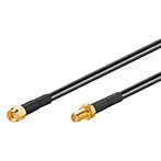 RP-SMA kabel forlnger (Han/Hun) 1m