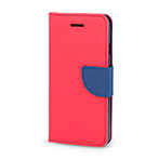 Smart Fancy Flipcover iPhone 15 Pro (Kunstlder/TPU) Rd/Bl