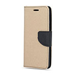 Smart Fancy Flipcover iPhone 15 Pro Max (Kunstlder/TPU) Guld/Sort