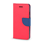 Smart Fancy Flipcover iPhone 15 Pro Max (Kunstlder/TPU) Rd/Bl