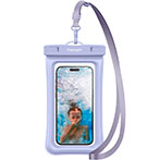 Spigen A610  Aqua Shield Vandtt Taske t/Smartphones - Aqua Blue