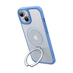Torras Ostand Matte Cover t/iPhone 15 - Navy