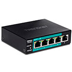 TRENDnet TE-FP051 Netvrk Switch 5 port - 10/100 (PoE+)