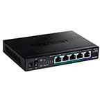 TRENDnet TPE TG350 Netvrk Switch PoE+ (5 Port) Gigabit