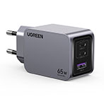 Ugreen Nexode Pro 65W GaN USB-C Oplader (USB-A/USB-C) + USB-C Kabel