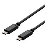 USB-C kabel 15W - 2m (USB-C/USB-C) Sort - Deltaco