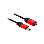 USB Forlnger kabel - 2m (USB-A Han/USB-A Hun) DeLock