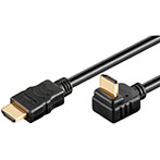 Vinklet HDMI kabel - 0,5m (90 grader) Goobay