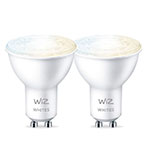 WiZ WiFi LED pre GU10 - 4,7W (50W) Hvid - 2-Pack