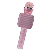 Forever BMS-400 Bluetooth Mikrofon m/højttaler (RGB) Pink
