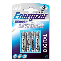 Energizer Ultimate AAA Batteri (Lithium) 4-pak