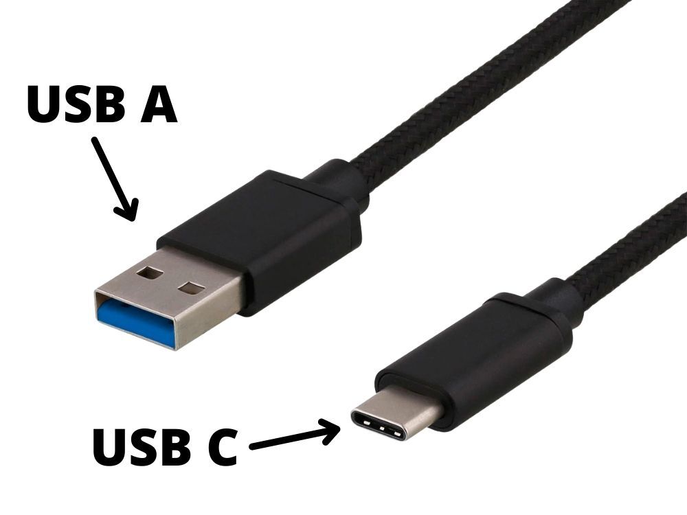 USB-A og USB-C