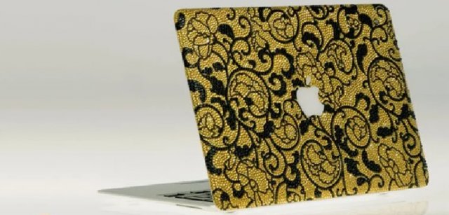 Golden MacBook Air