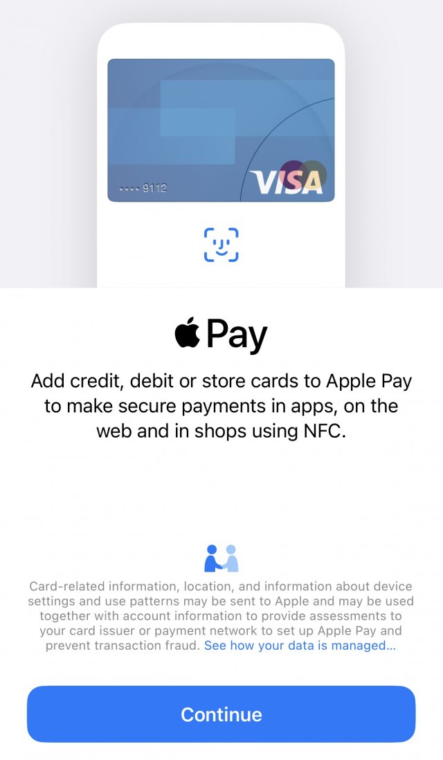 Billede: Apple Pay fra iPhone - Udarbejdet af avXperten personale.