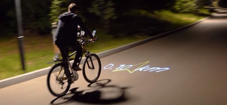 Ørken dræne bypass Nu kan du finde vej på cykelturen med en cool laserlys-GPS