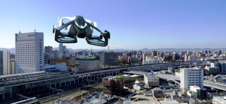 Japans første flyvende bil skal være fremtidens lufttaxa! 