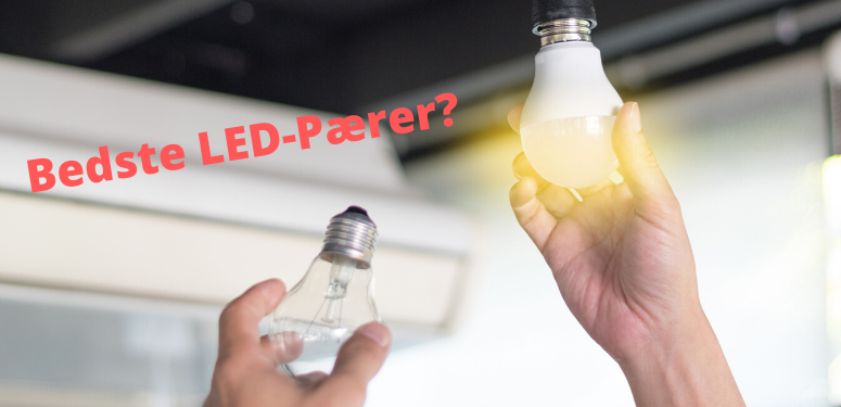 Temmelig fætter bytte rundt Bedste LED Pærer - Vælg Rigtigt med vores LED-Guide!